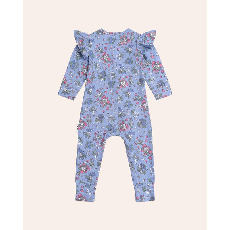 Huxbaby Strawberry Garden Zip Romper image number 1